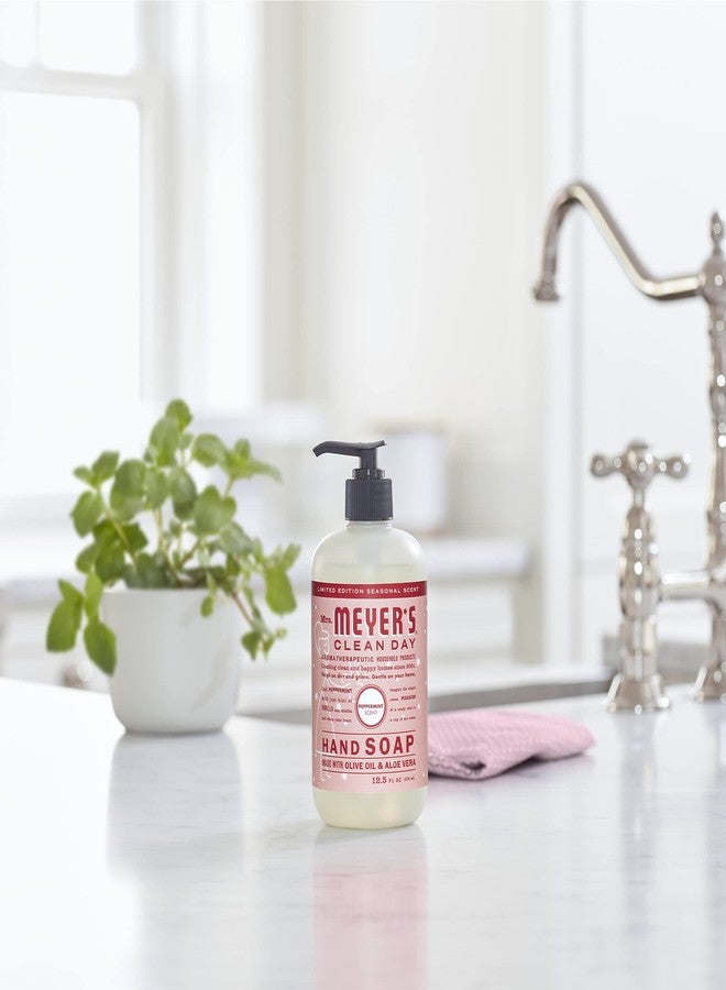 MRS. MEYER'S CLEAN DAY Hand Soap, Made with Essential Oils, Limited Edition Peppermint, 12.5 fl. oz - Image 4